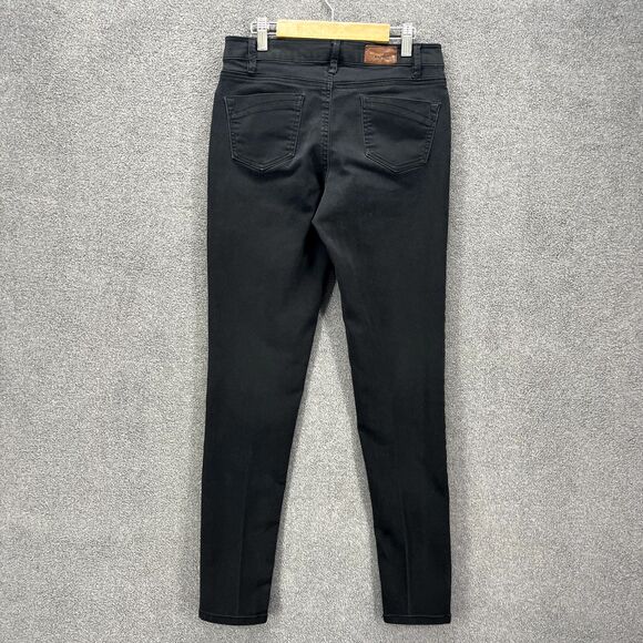 Express Skinny jeans womens 2 Black Low Rise stretch 5 pockets - Picture 2 of 14